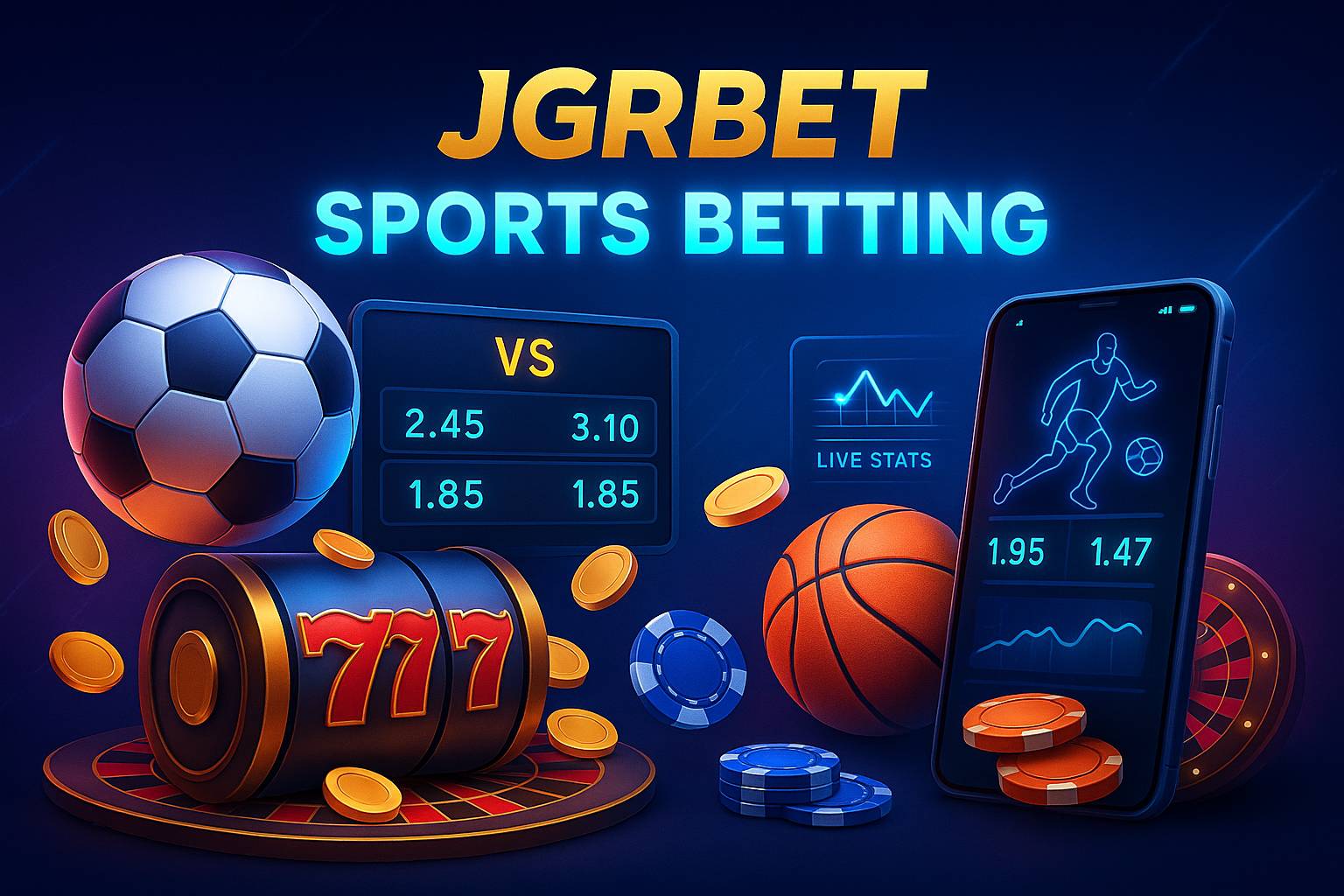 Apostas esportivas no cassino online JGRBET